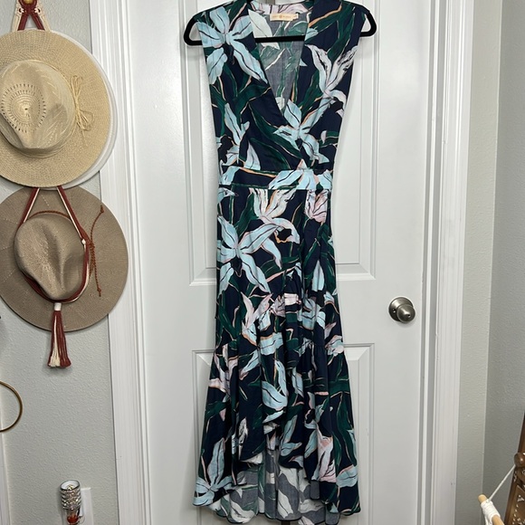 Tory Burch Bloom Print Wrap Dress - Picture 6 of 8